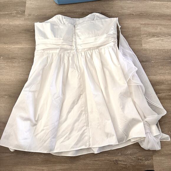 David's Bridal Studio Wedding Dress Engagement White Plus Size 22 NWT - Picture 2 of 6